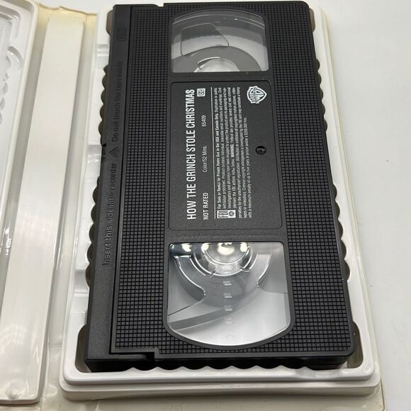 Dr. Seuss : How The Grinch Stole‎ Christmas! (VHS, 2000) Warner Bros - Picture 3 of 3